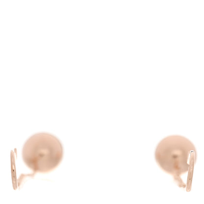 Tiffany 18K Rose Gold 10mm HardWear Ball Hook Drop Earrings 4 of 5