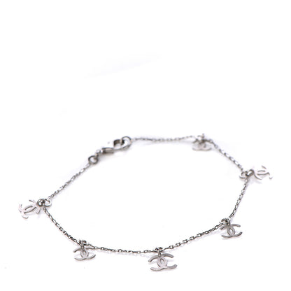 Chanel CC Charm Bracelet Silver 1 of 4
