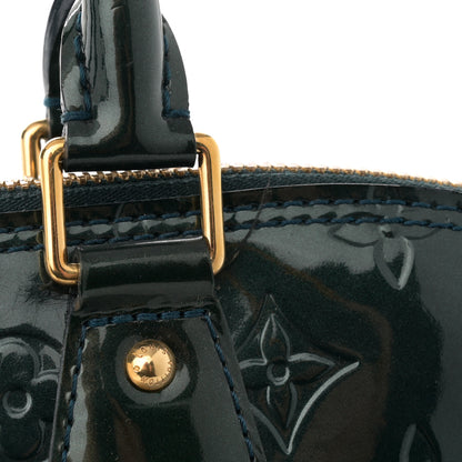 Louis Vuitton Vernis Alma GM Blue Nuit 12 of 15