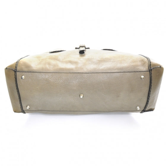 Chloe Leather Grande Edith Satchel Mastic 4 of 10