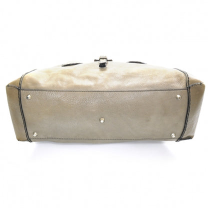 Chloe Leather Grande Edith Satchel Mastic 4 of 10