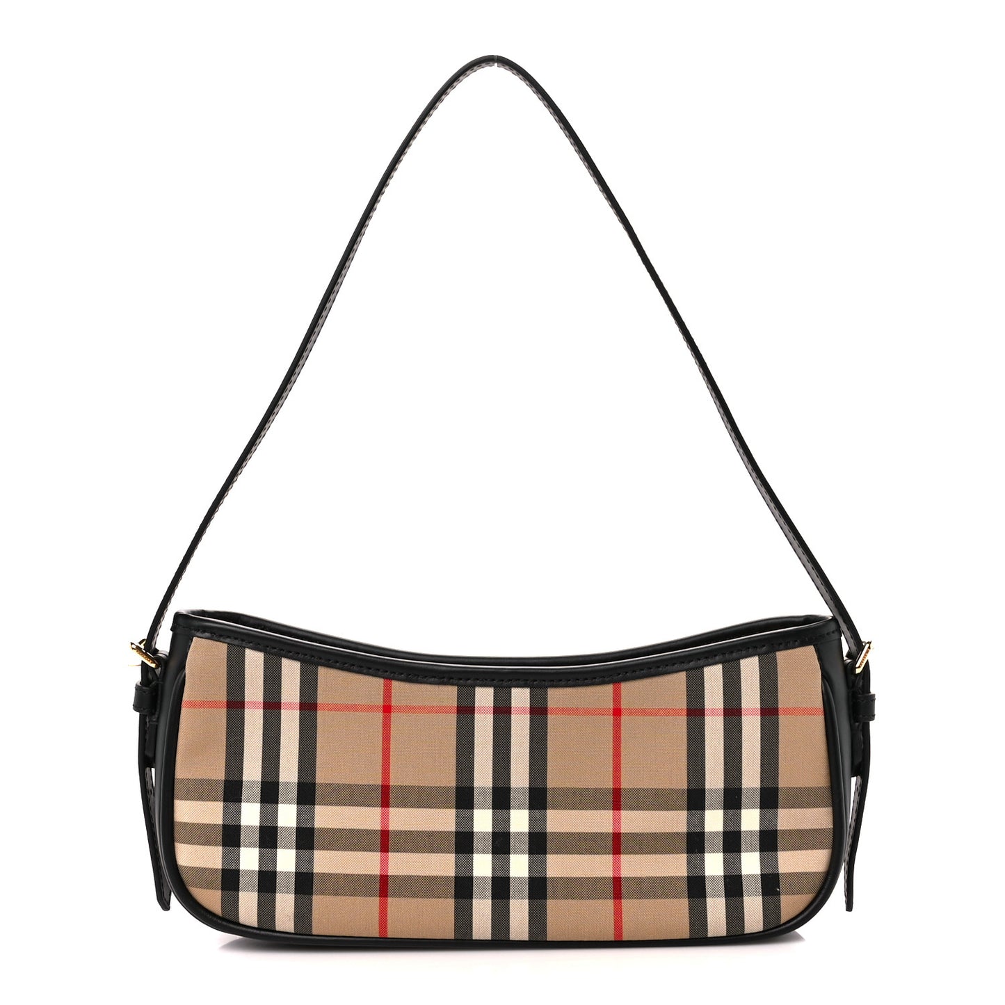 Vintage Check Calfskin Sling Archive Beige Black