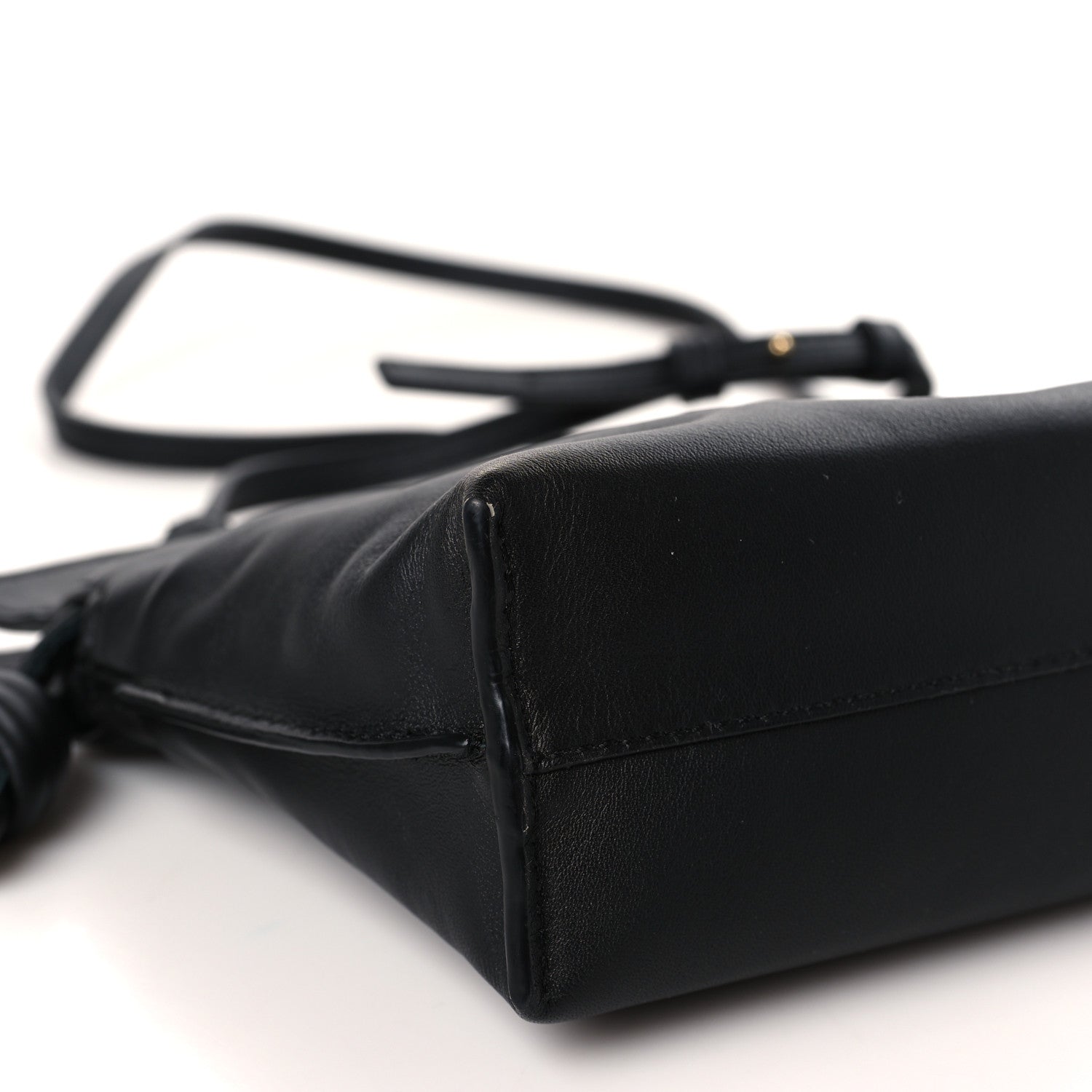 Loewe Calfskin Mini Flamenco Knot Clutch Black 8 of 10