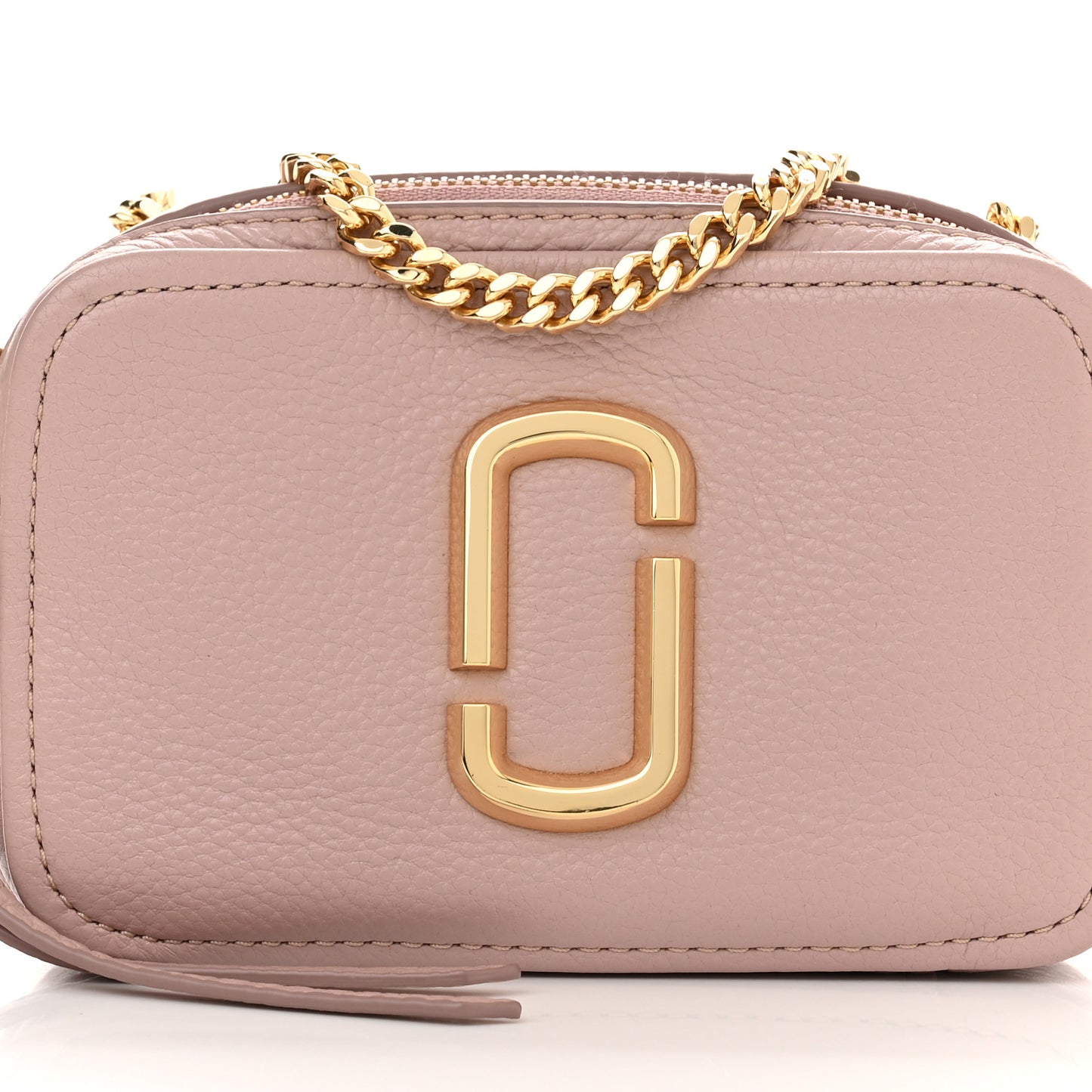 Grained Calfskin The Glam Shot 17 Crossbody Pink
