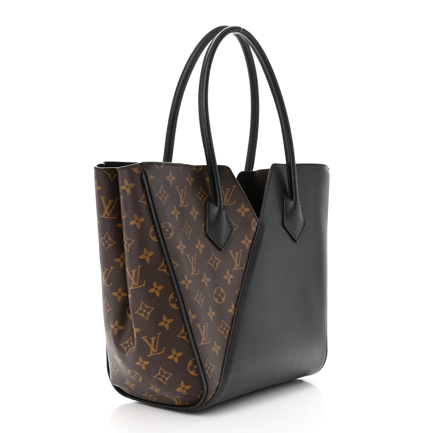 Louis Vuitton Calfskin Monogram Kimono Tote Black 3 of 12