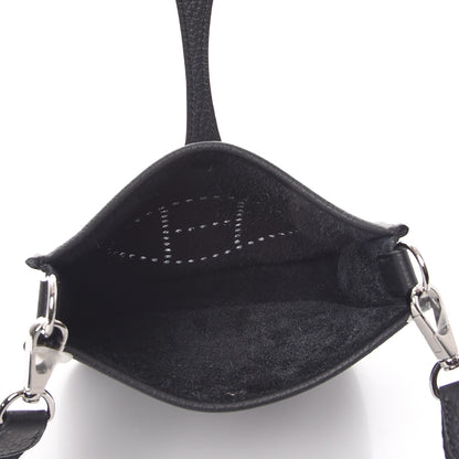 Hermes Taurillon Clemence Evelyne TPM Black 5 of 8