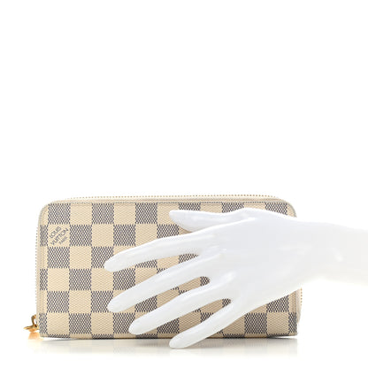 Louis Vuitton Damier Azur Zippy Wallet 2 of 7