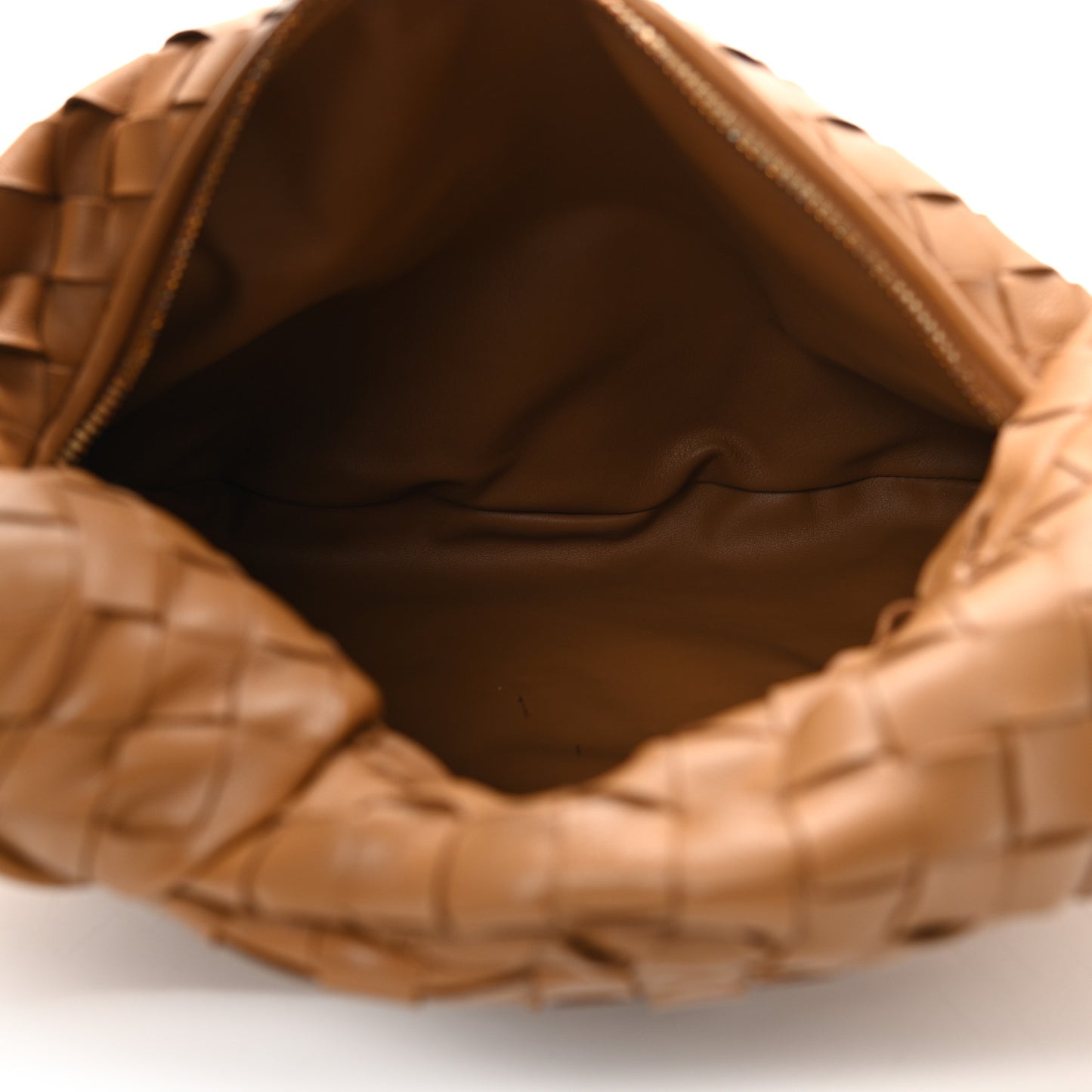 Nappa Intrecciato Medium Jodie Caramel