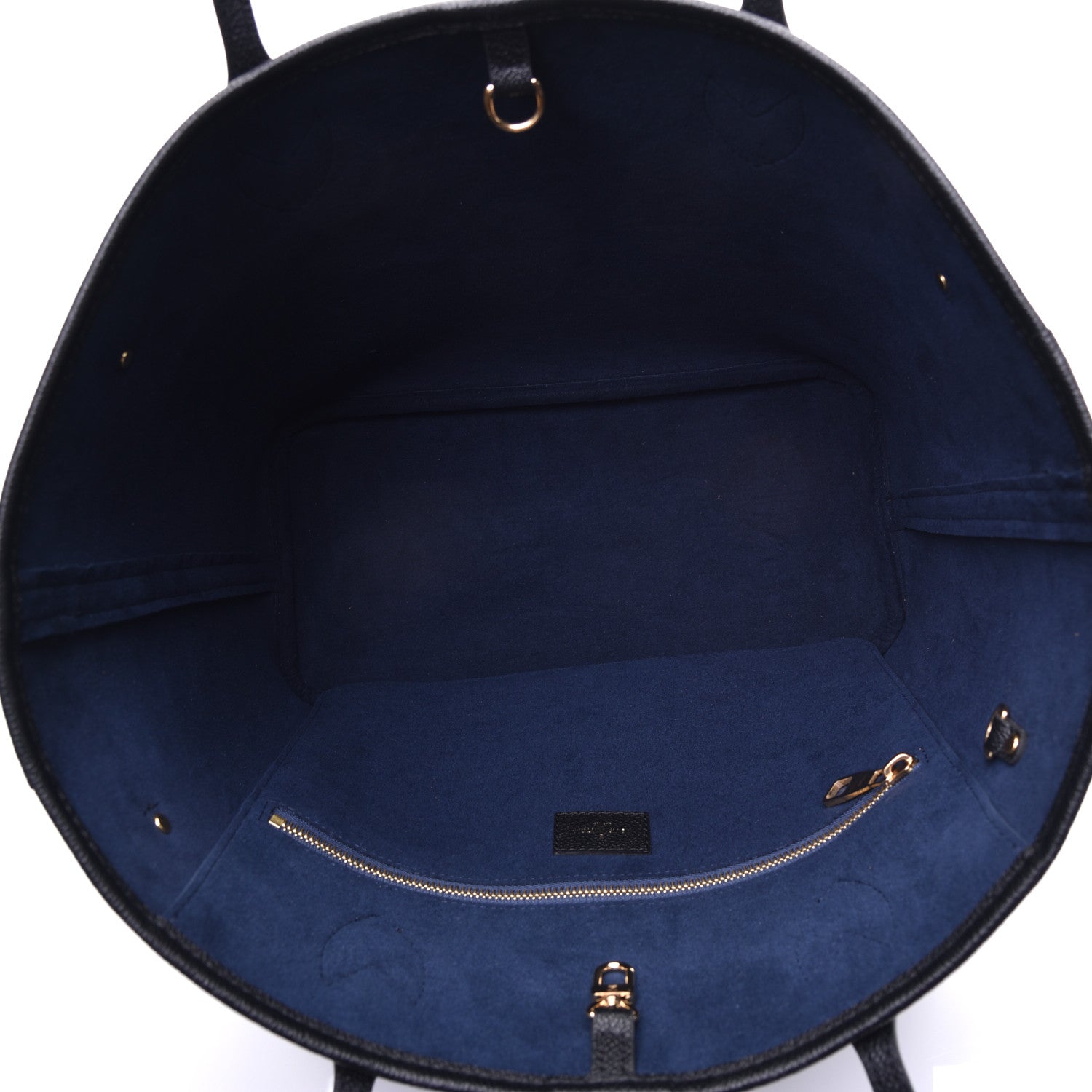 Louis Vuitton Empreinte Monogram Giant Neverfull MM Black 5 of 9