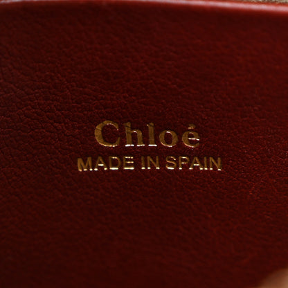 Chloe Grained Calfskin Nano Hayley Hobo Sienna Red 6 of 10