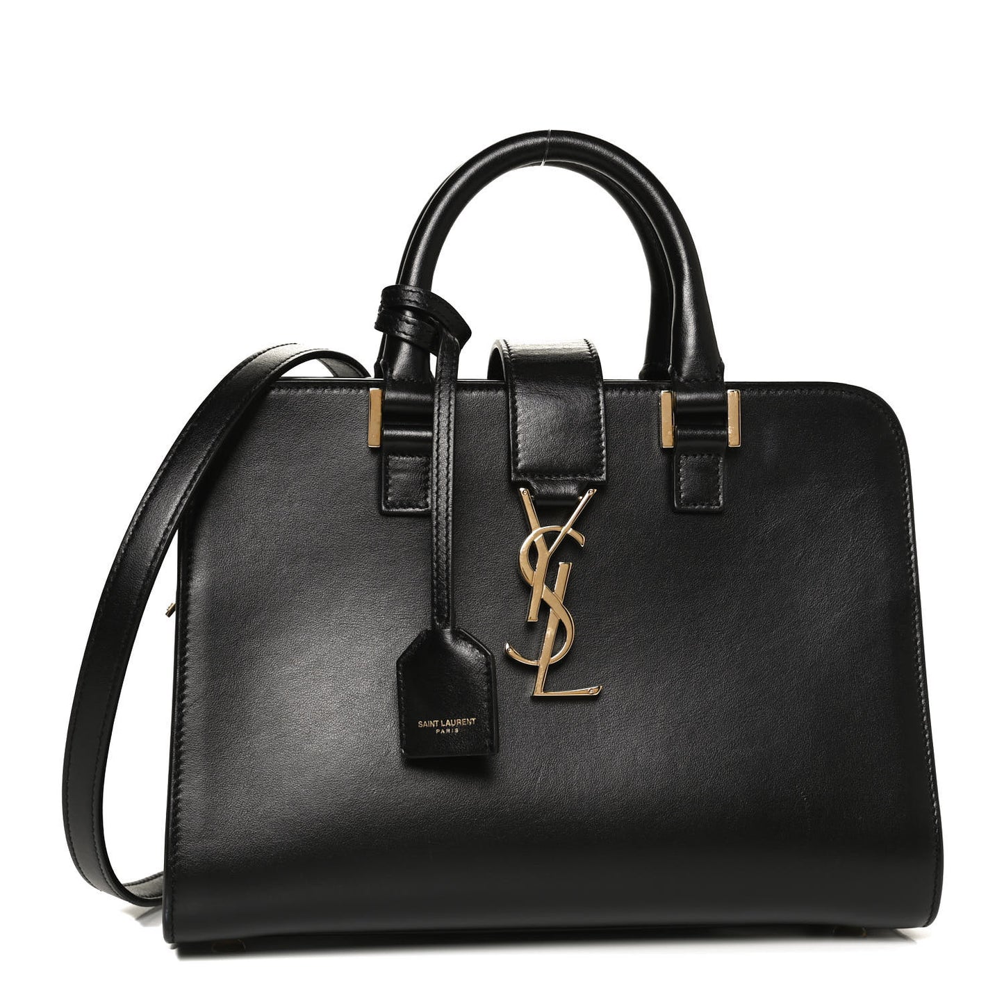 Calfskin Monogram Baby Cabas Black