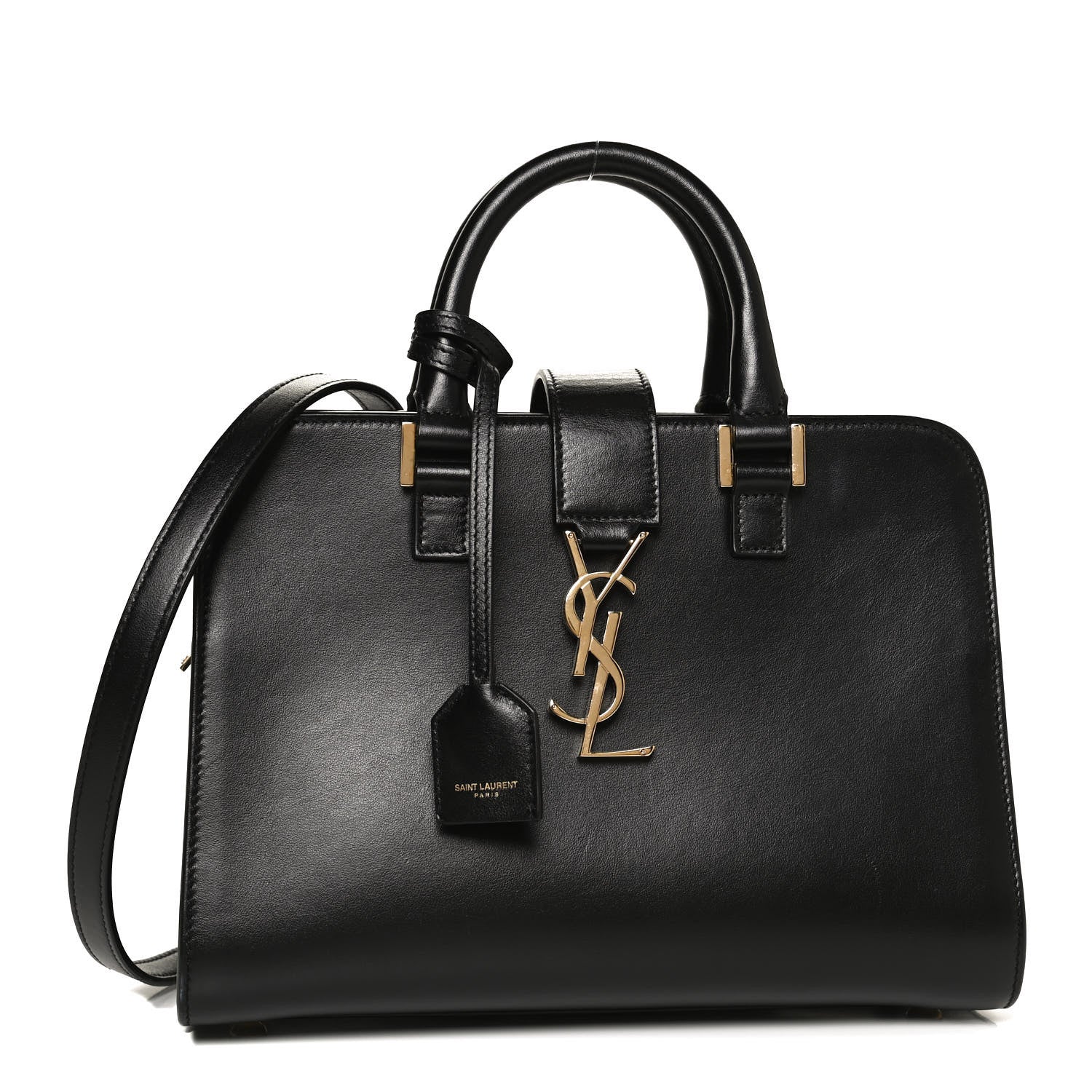 Saint Laurent Calfskin Monogram Baby Cabas Black 1 of 10