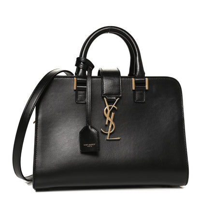 Saint Laurent Calfskin Monogram Baby Cabas Black 1 of 10