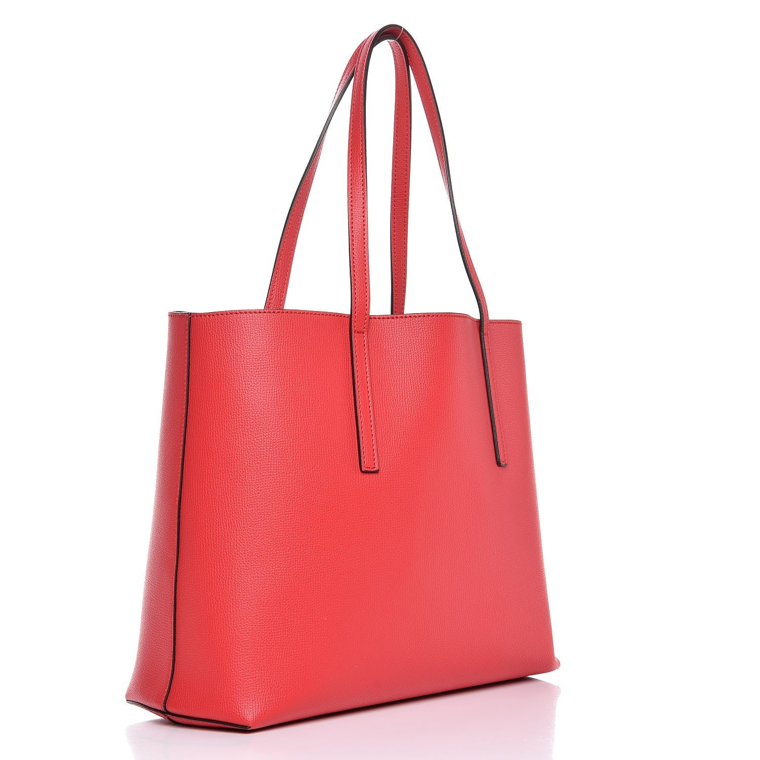 Fendi Vitello Vienna Enamel F is Fendi Shopping Tote Fiamma Taupe 3 of 11