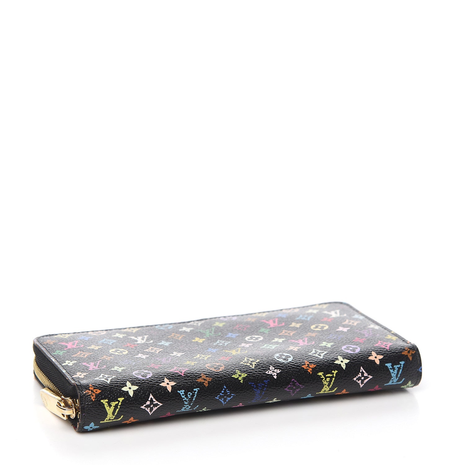 Louis Vuitton Monogram Multicolor Zippy Wallet Black Grenade 3 of 6