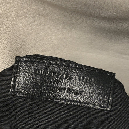 Saint Laurent Lambskin Quilted Medium Loulou Puffer Monogram Chain Satchel Crema Soft 7 of 9