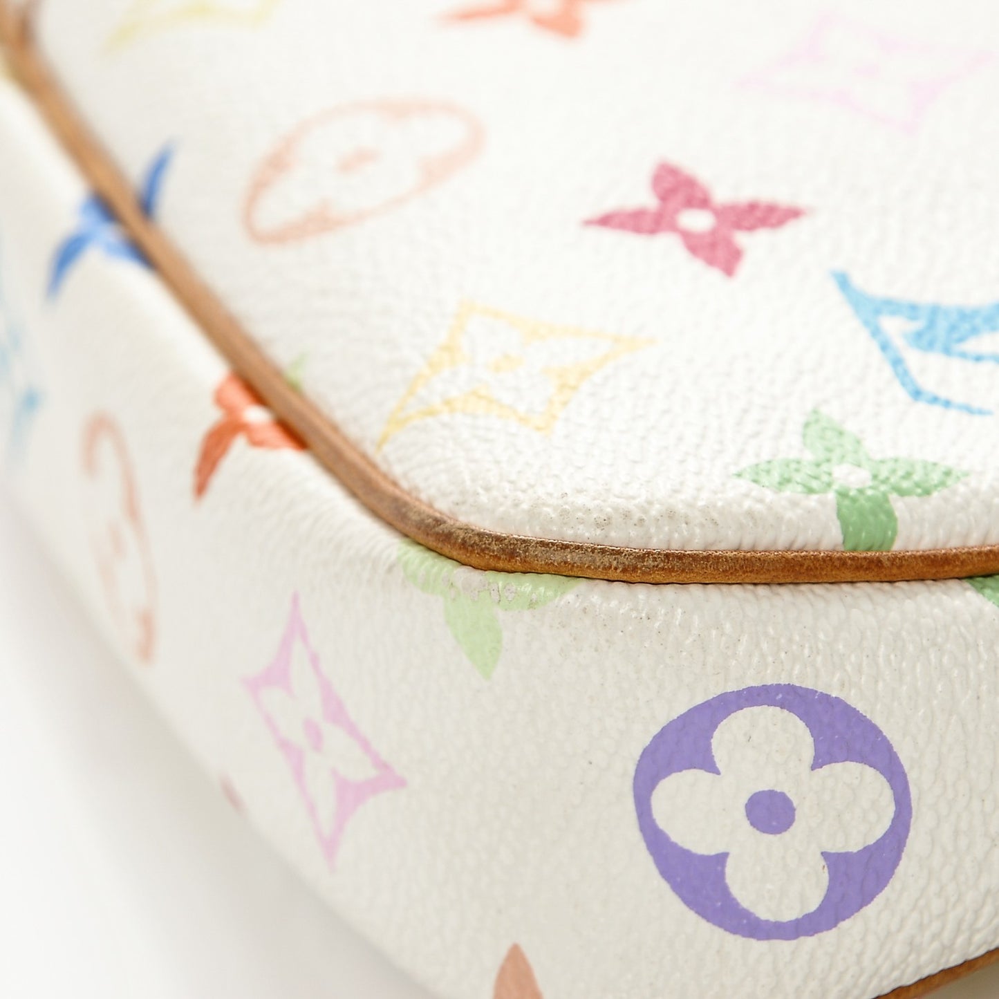 Monogram Multicolor Pochette Accessories White