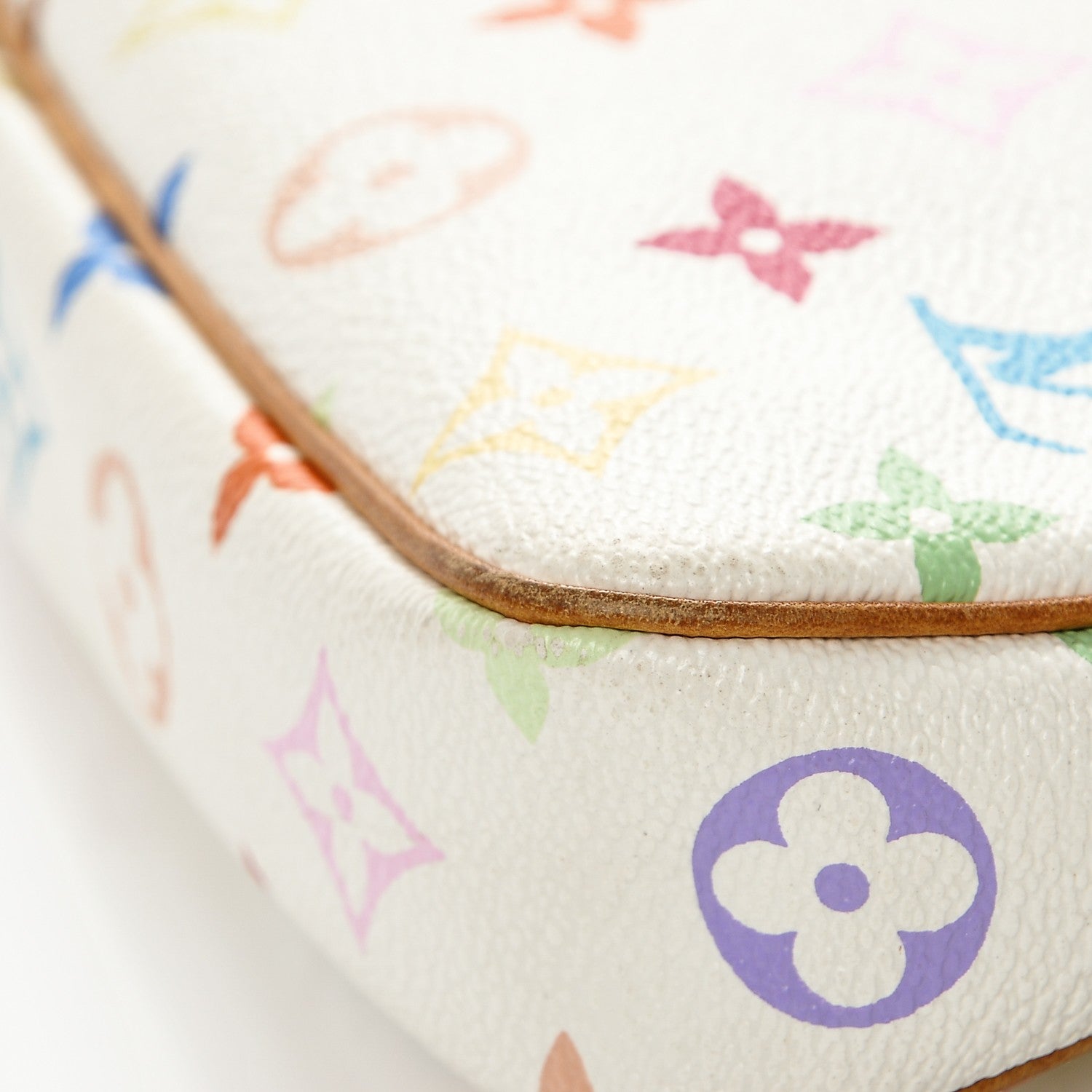 Louis Vuitton Monogram Multicolor Pochette Accessories White 7 of 8