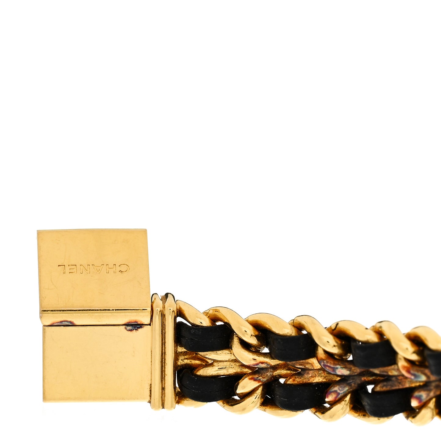 Stainless Steel Lambskin 20mm Chain Premiere Quartz Watch Gold M