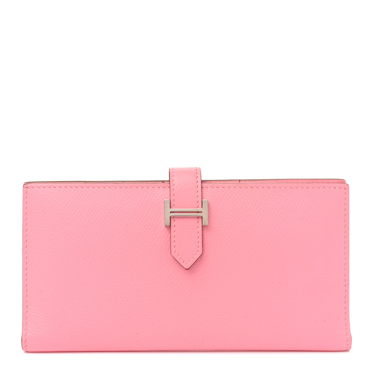 Hermes Epsom Bearn Gusset Wallet Rose Confetti 1 of 8