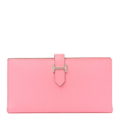 Hermes Epsom Bearn Gusset Wallet Rose Confetti 1 of 8