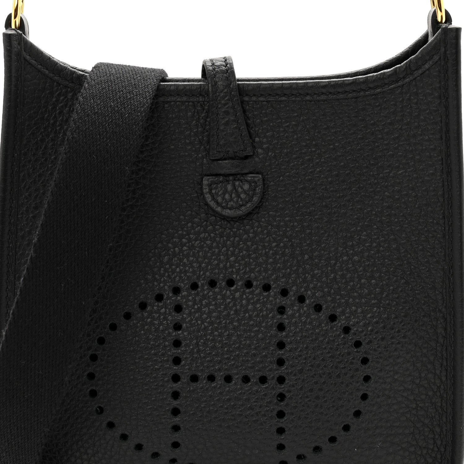 Hermes Taurillon Clemence Evelyne TPM Black 8 of 11