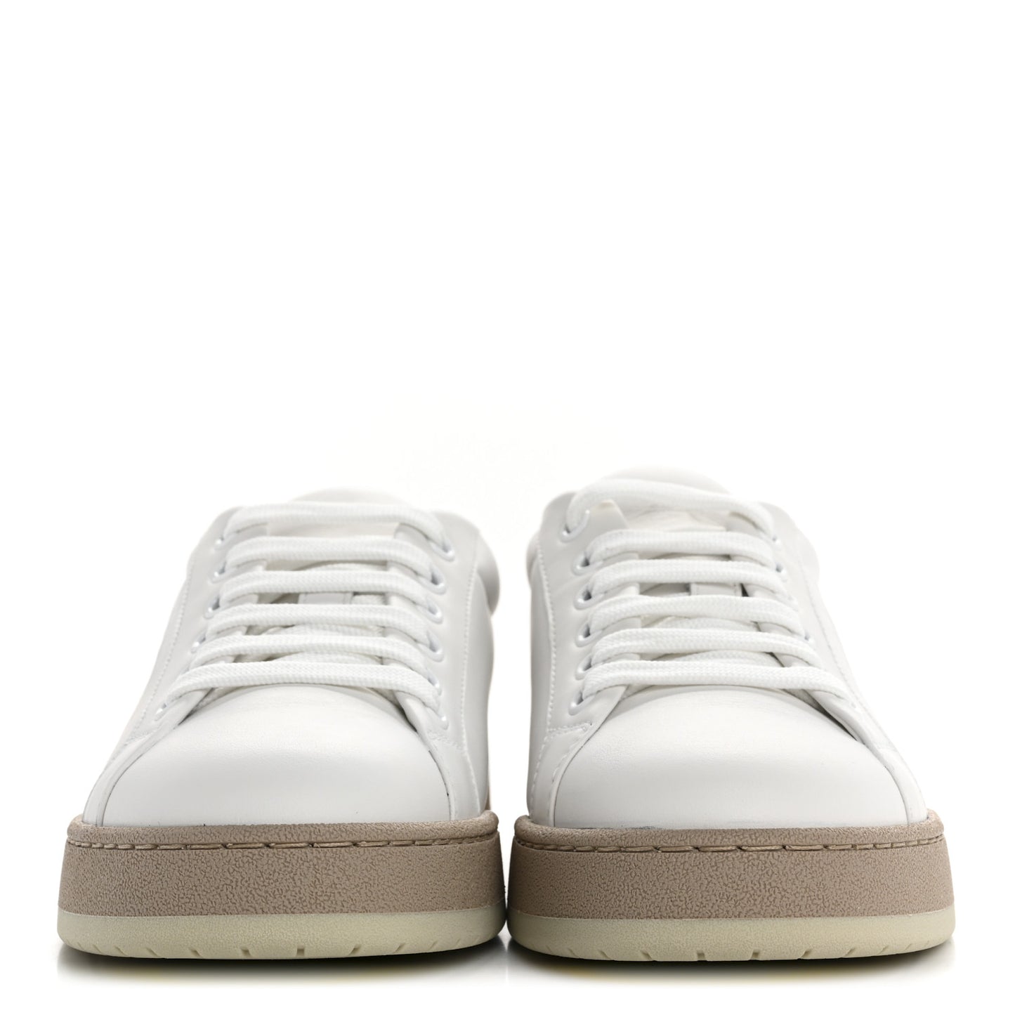 Vitello Logo Womens Low Top Sneakers 35.5 White