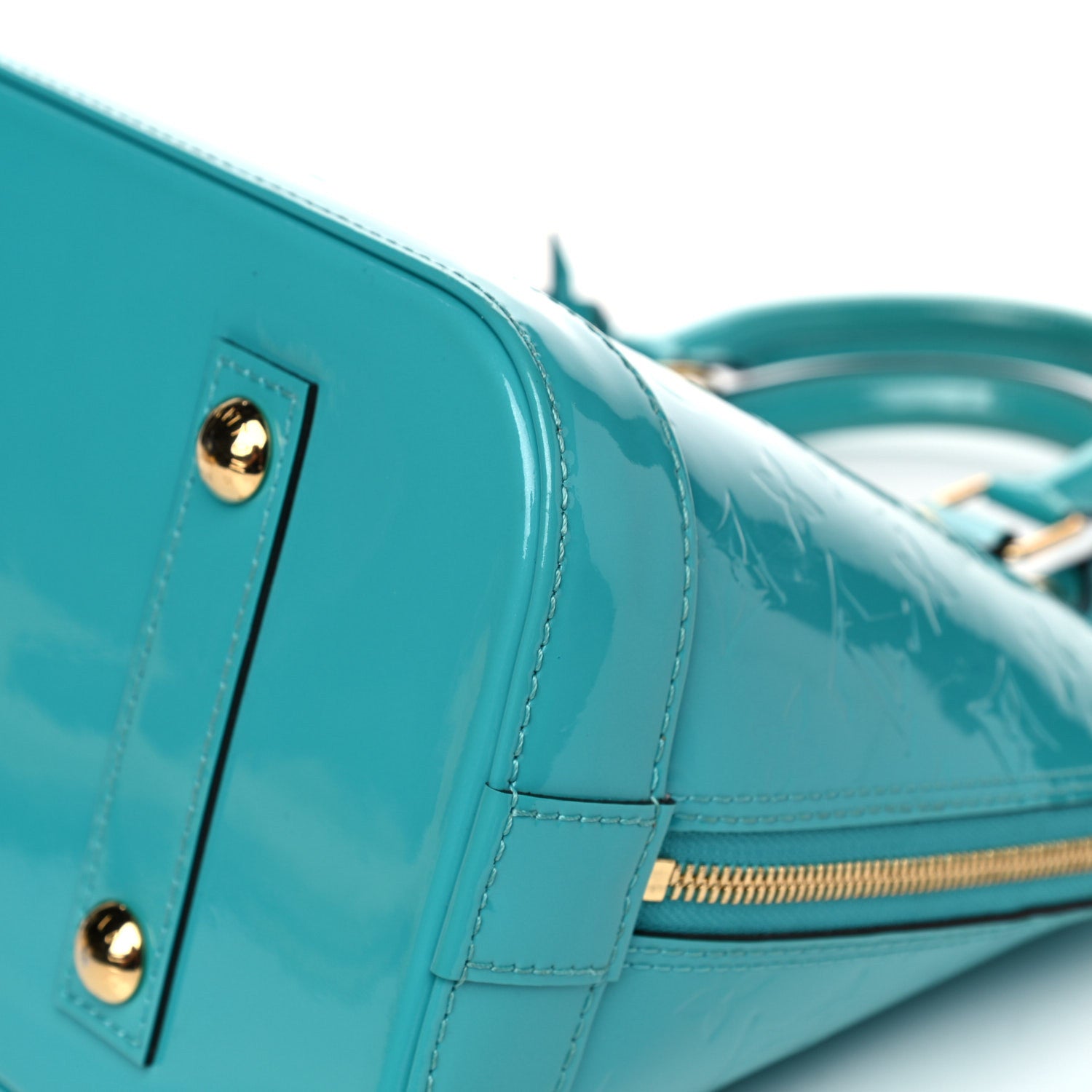 Louis Vuitton Vernis Alma PM Blue Lagon 10 of 15