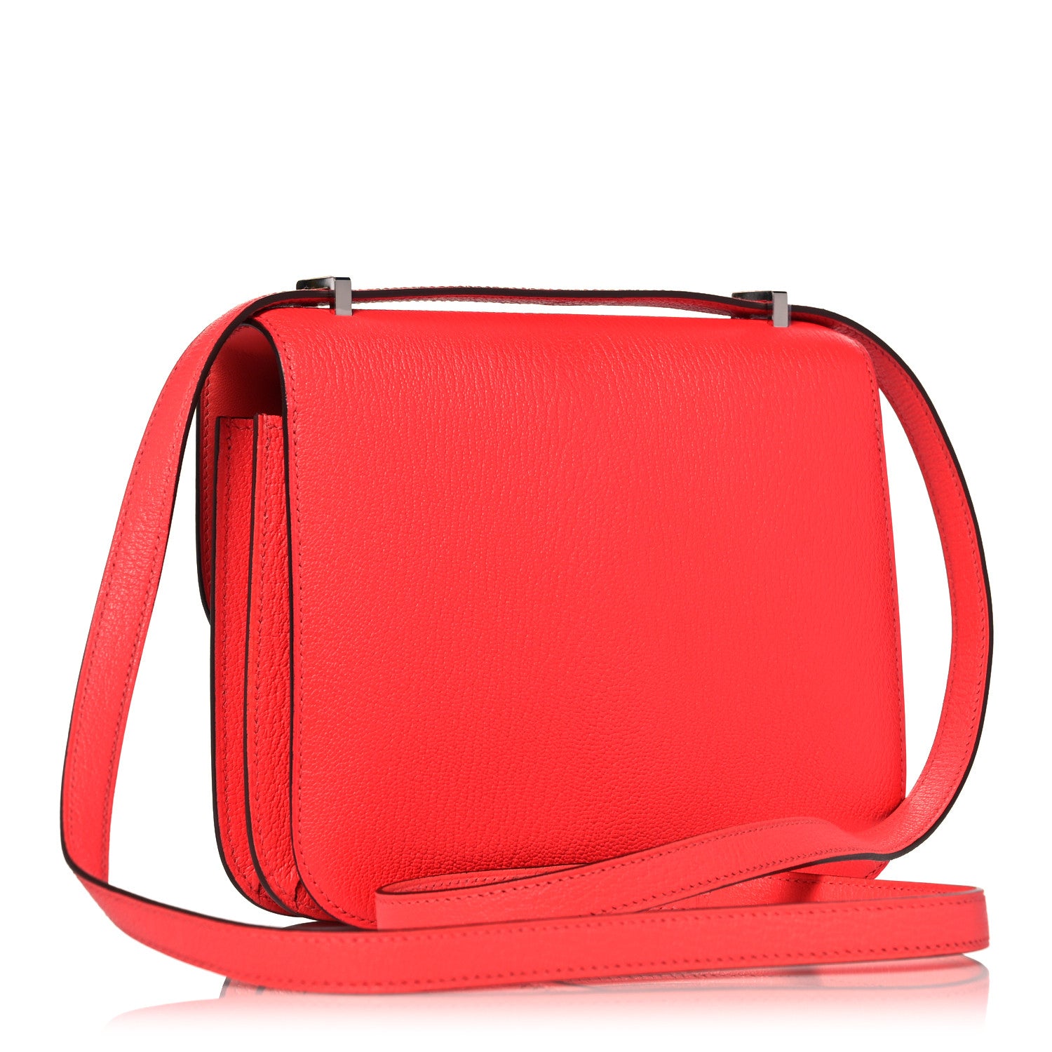 Hermes Chevre Mysore Constance 18 Rose Texas 3 of 10