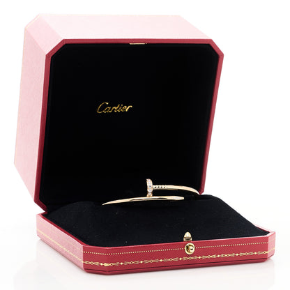 Cartier 18K Pink Gold Diamond Juste Un Clou Bracelet 17 5 of 5