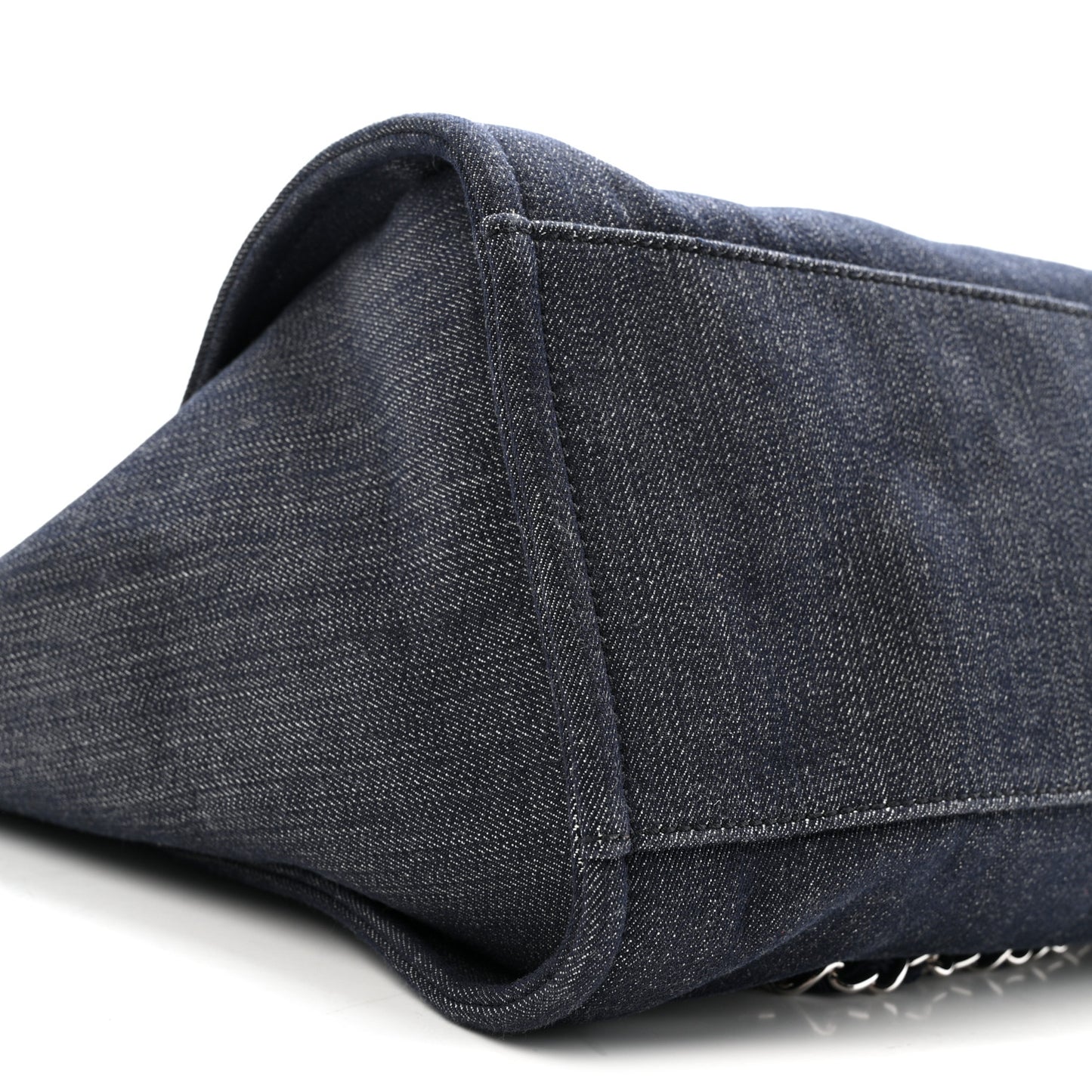 Denim Large Deauville Tote Dark Blue
