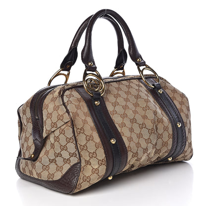 Gucci Monogram Medium Interlocking Icon Tote Dark Brown 3 of 21