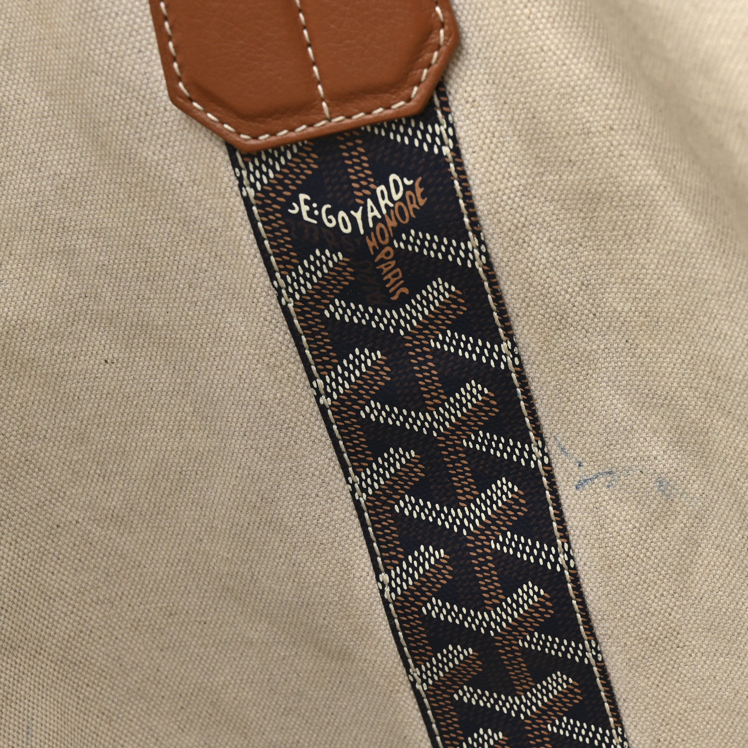 Goyard Goyardine Reversible Belharra Navy Gold 16 of 20
