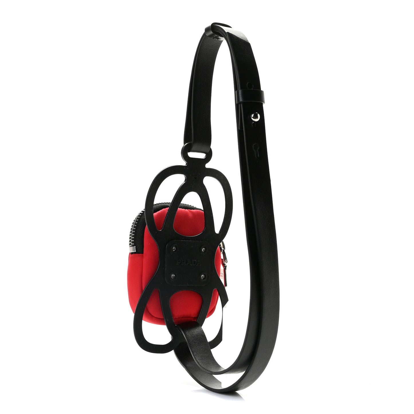 Tessuto Nylon Pocket Smartphone Case Rosso