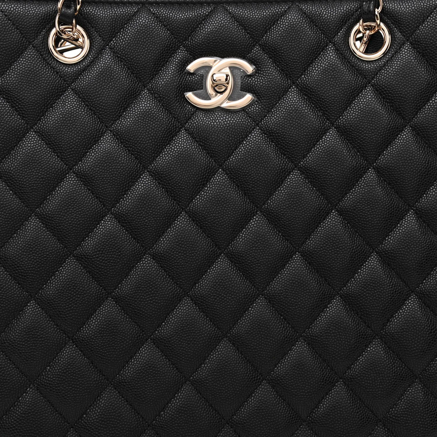 Chanel Caviar Quilted Large Shopping Tote Black 8 of 11