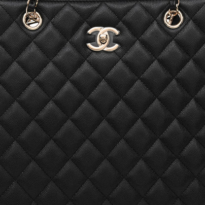 Chanel Caviar Quilted Large Shopping Tote Black 8 of 11