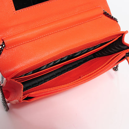 Proenza Schouler Lambskin PS1 Large Chain Wallet Grapefruit 5 of 6