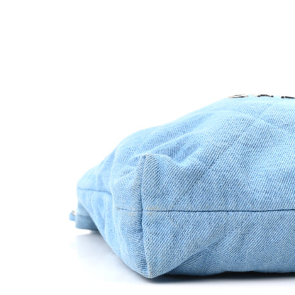 Chanel Denim Quilted Small Chanel 22 Light Blue 10 of 11