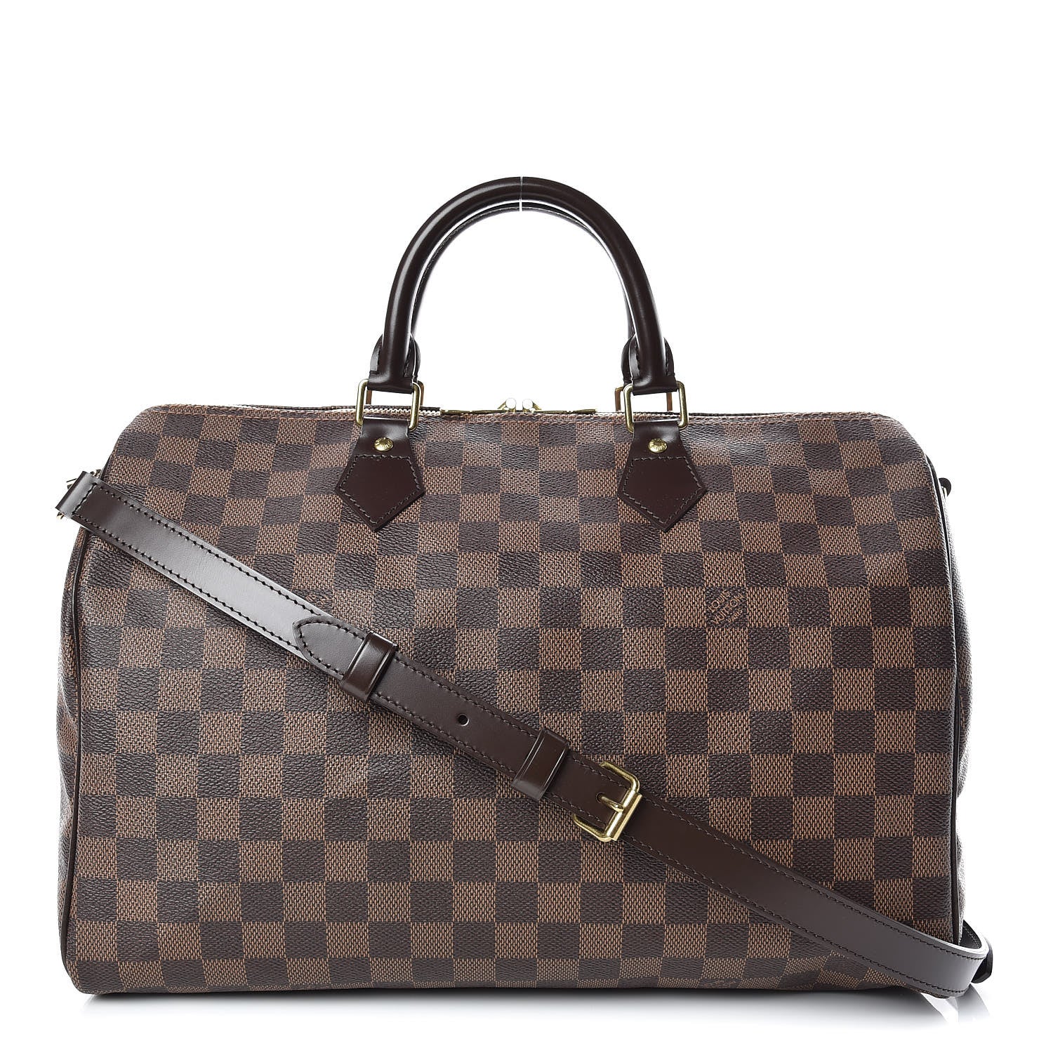Louis Vuitton Damier Ebene Speedy Bandouliere 35 1 of 10