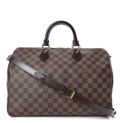 Louis Vuitton Damier Ebene Speedy Bandouliere 35 1 of 10