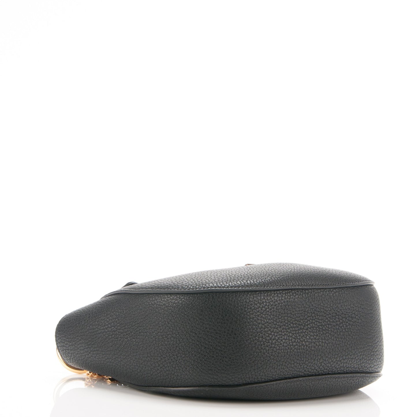 Grained Lambskin Drew Shoulder Bag Black