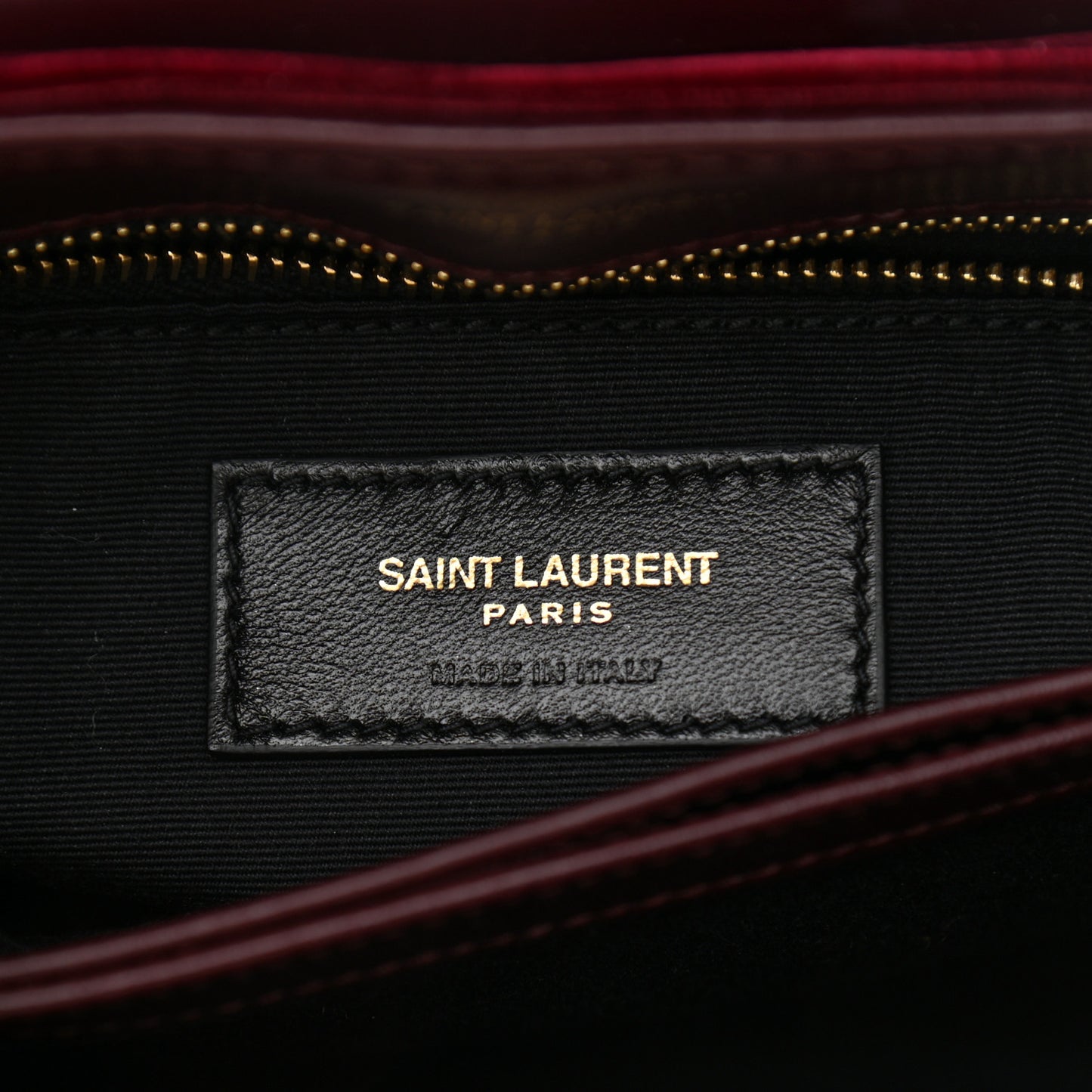 Velvet Y Quilted Monogram Toy Loulou Crossbody Bag French Burgundy