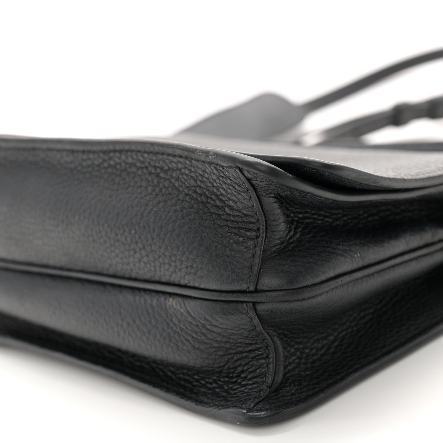 Prada Vitello Daino Double Strap Flap Crossbody Black 13 of 17