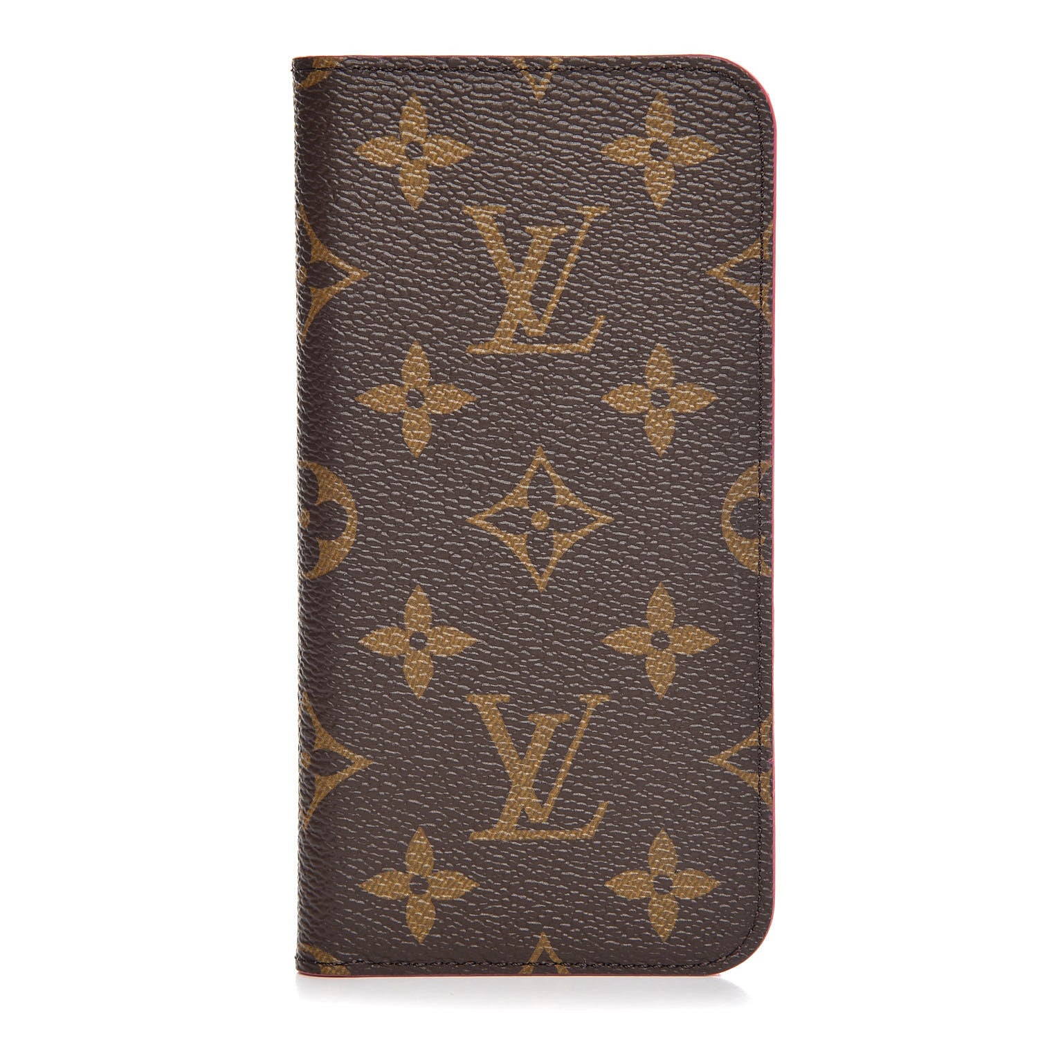Louis Vuitton Monogram iPhone X Folio Case Rose Pop 1 of 7
