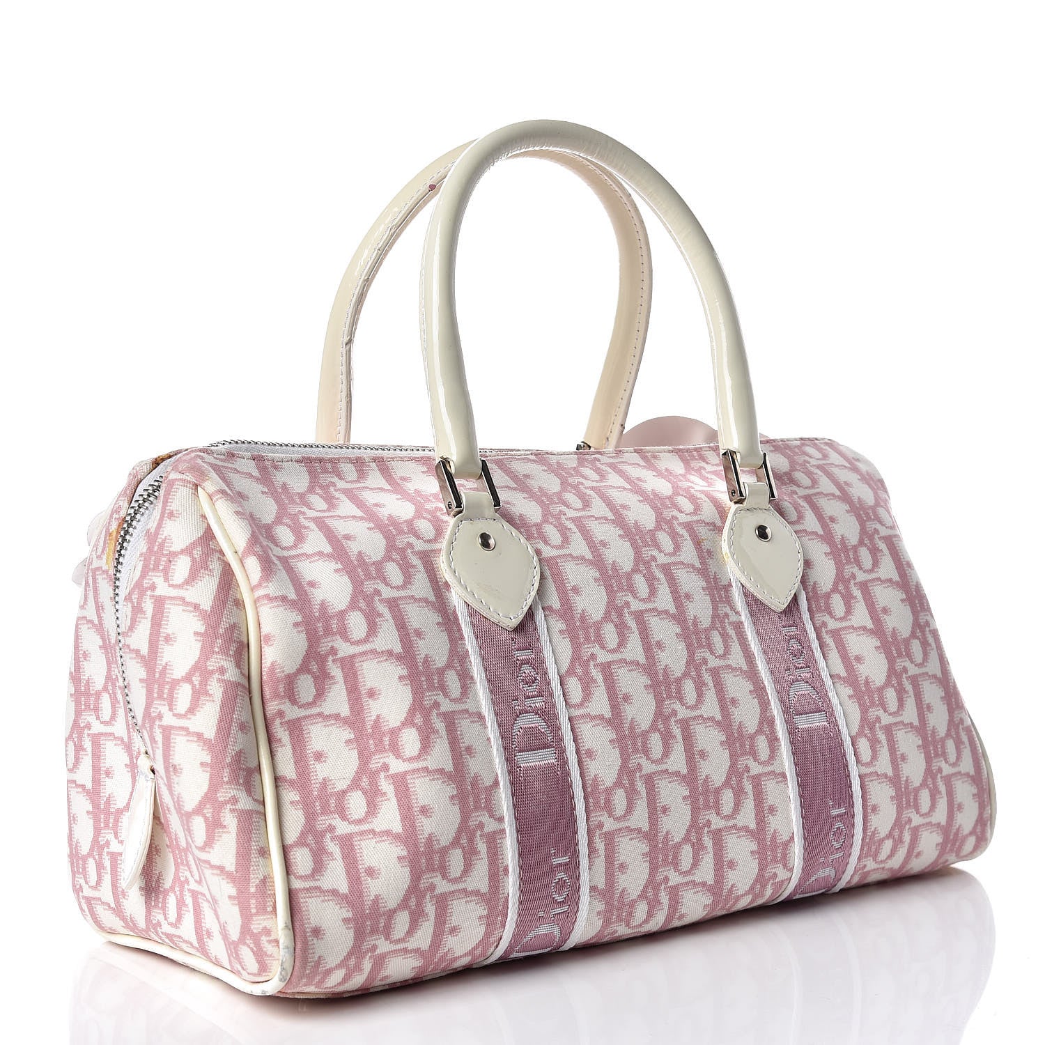 Christian Dior Monogram Girly Boston Pink 3 of 27