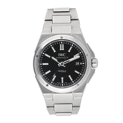 IWC Stainless Steel 40mm Ingenieur Automatic Watch Black IW323902 1 of 5
