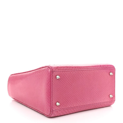 Christian Dior Snakeskin Medium Lady Dior Pink 4 of 11