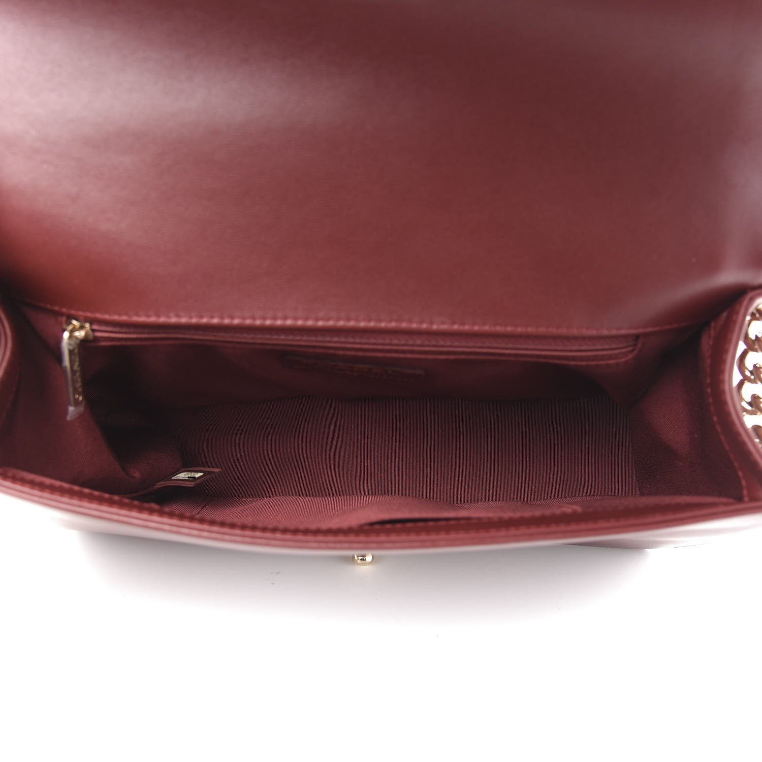 Chanel Lambskin Quilted New Medium Boy Flap Dark Red 5 of 12