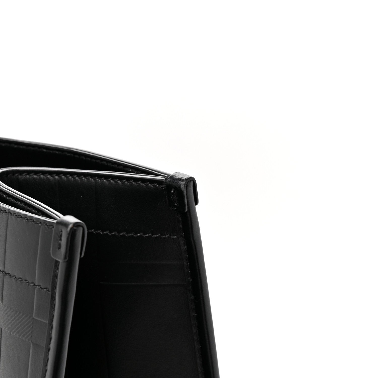 Burberry Calfskin Denny Check Embossed Tote Black 14 of 14