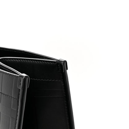 Burberry Calfskin Denny Check Embossed Tote Black 14 of 14